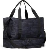 Lo & Sons Catalina Deluxe - Premium Recycled Poly - 49L Capacity (Duffel Bag for Road Trips | Carry On Travel Bag | Weekender Bag | Hospital Bag With Shoe Compartment | Gym Bag For Men or Women)