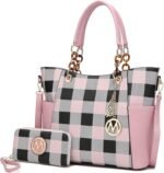 MKF Collection Tote Bag for Women, Handbag Set with Wallet-Top-Handle- Vegan Leather Purse